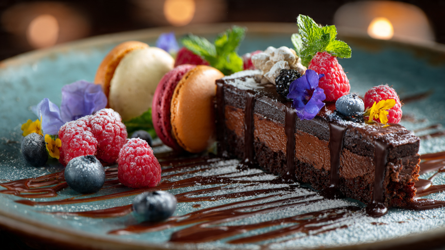Sweet treats, cakes, cookies, pies, ice cream, and indulgent delights for every celebration.
