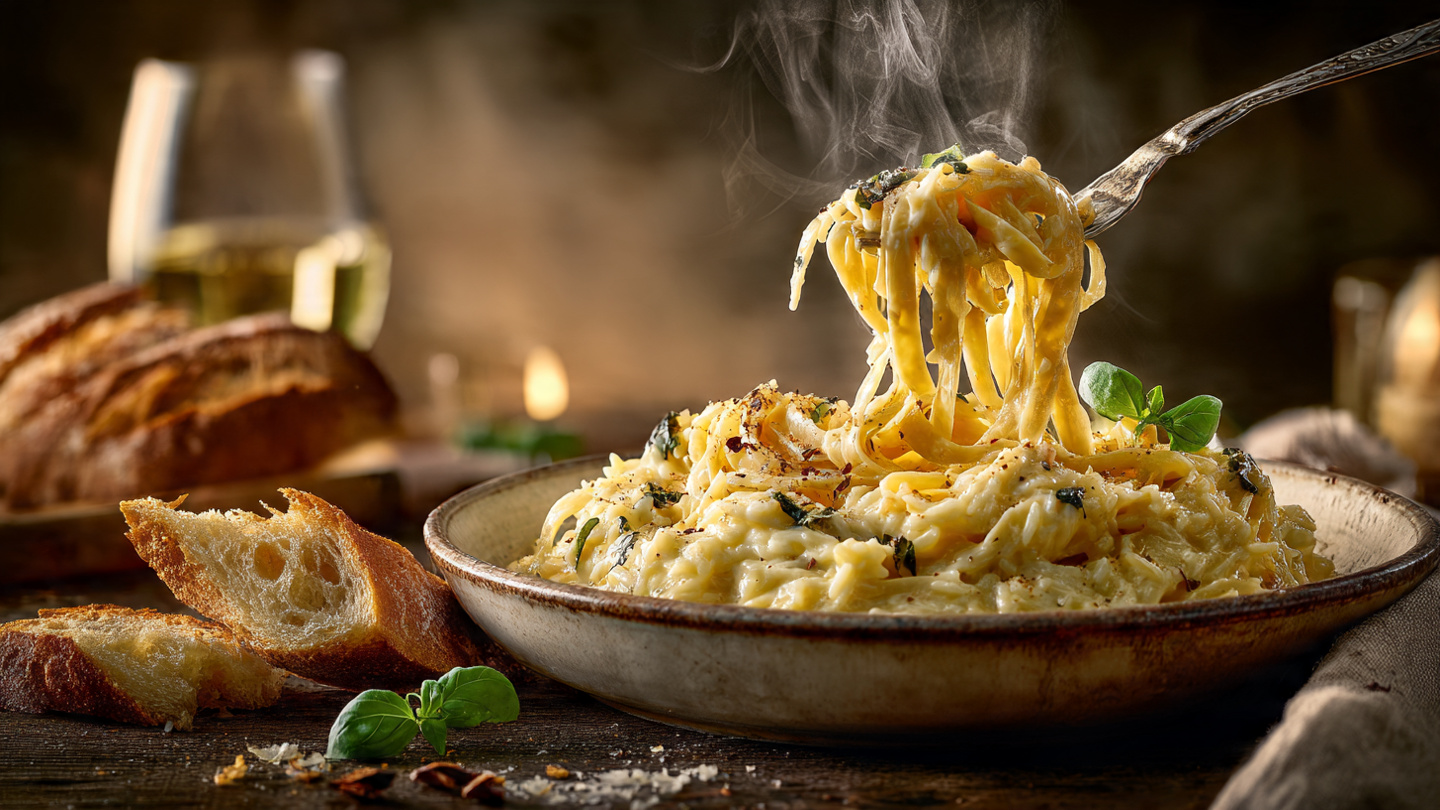 Satisfying carb-based meals including pasta dishes, rice bowls, noodles, and grain-based recipes.