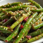 Air Fryer Spicy Green Beans