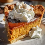 Homemade pumpkin pie