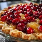 Buttery Cranberry Pie