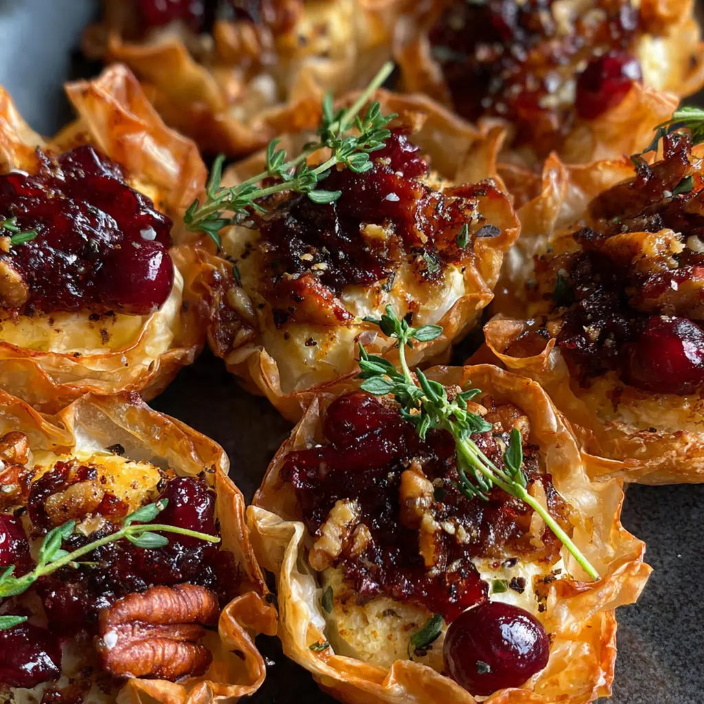 Cranberry Brie Bites