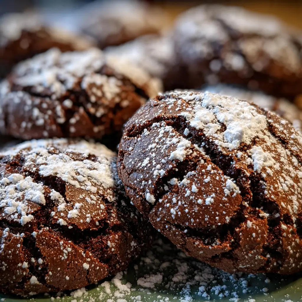 Crinkle cookies