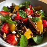 Chocolate salad dessert