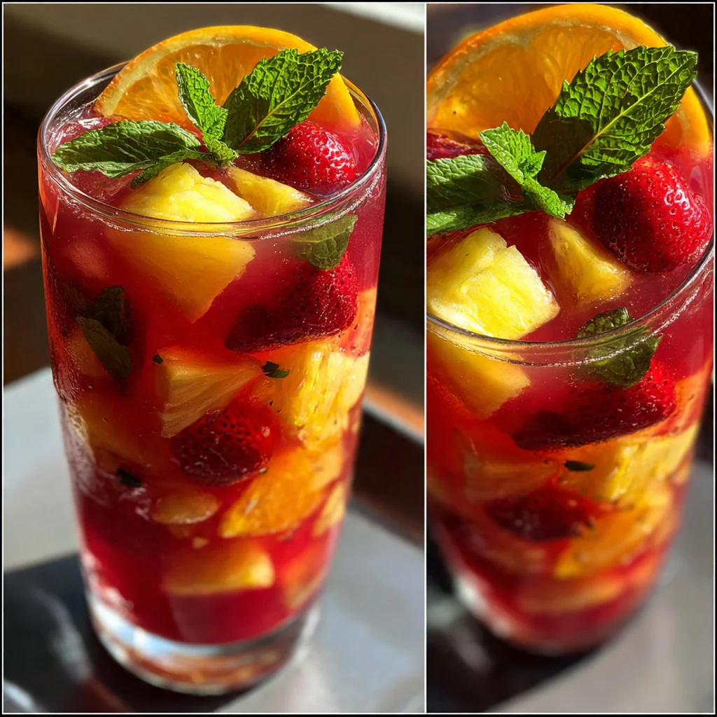 Fruit punch drink