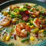 Shrimp Corn Bacon Soup