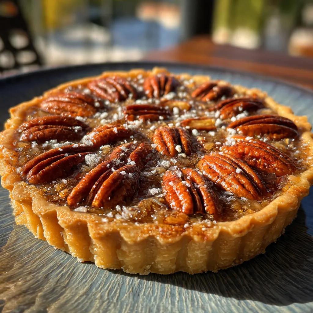 Pecan pie tart