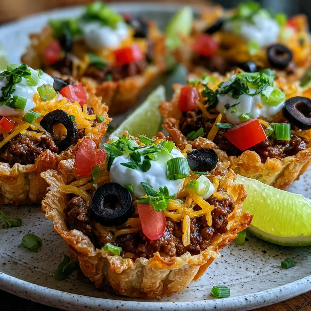 Overhead shot of ingredients for Taco Ranch Bites including ground beef, seasoning packets, cheese, and crescent dough