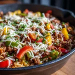 Unstuffed Pepper Skillet