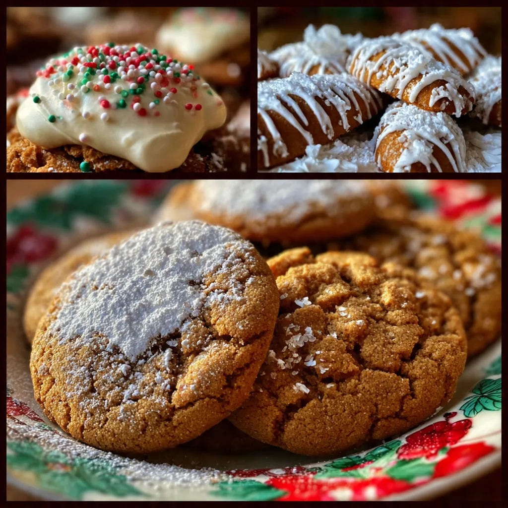 A festive platter of the best soft Christmas cookies with white icing and colorful holiday sprinkles