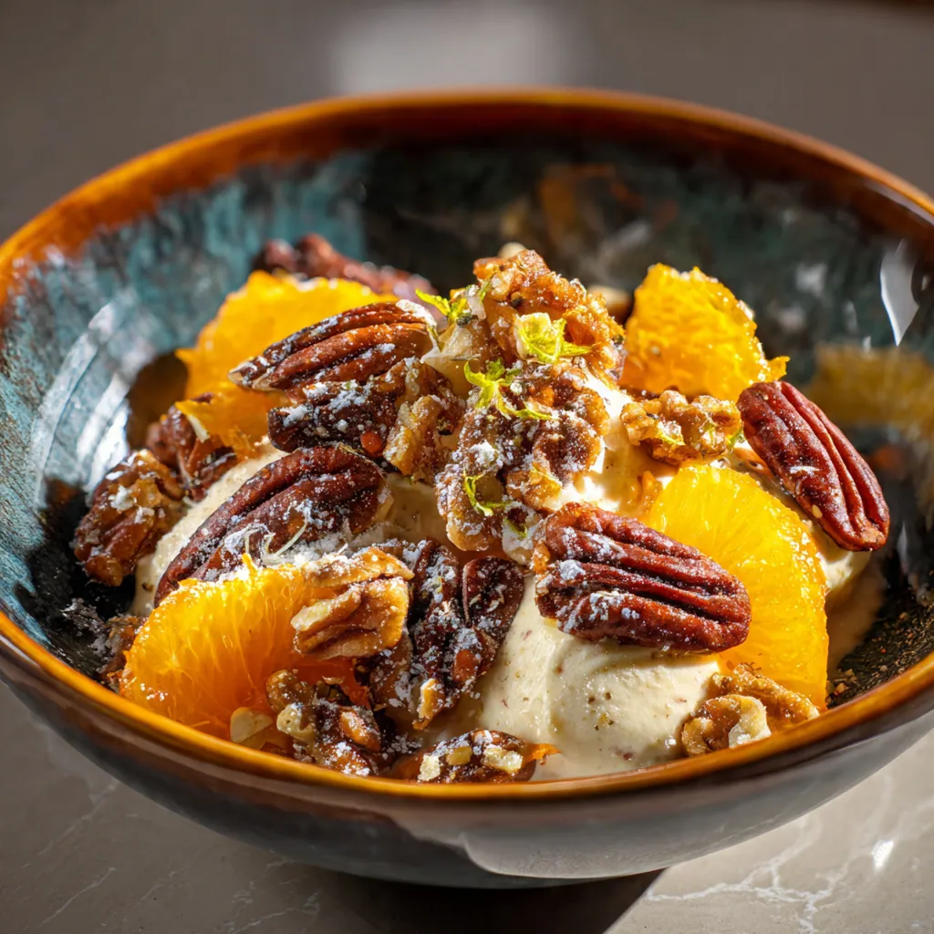 Orange Creamsicle Candied Pecans