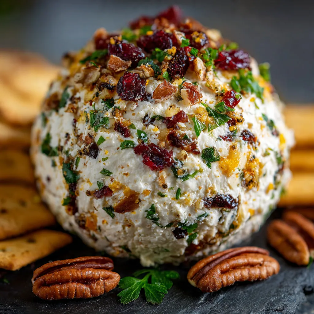 Traditional Christmas Cheese Ball