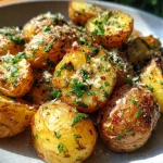Air Fryer Garlic and Parsley Baby Potatoes