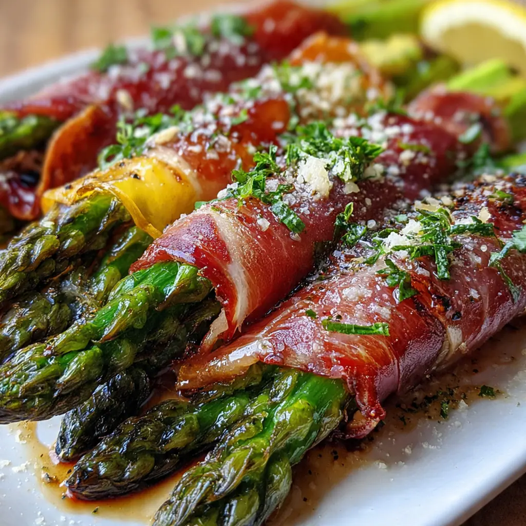 Asparagus Wrapped in Crisp Prosciutto