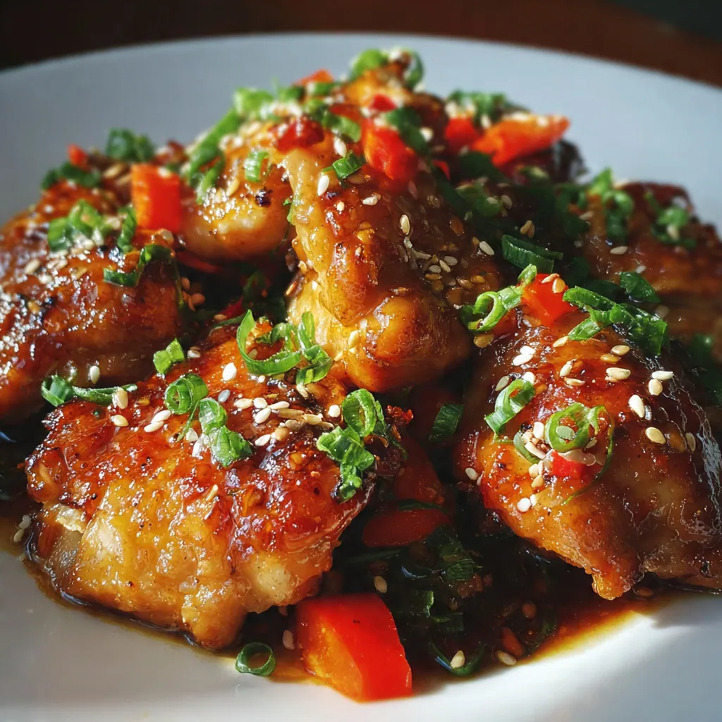 Slow Cooker Korean Bbq Chicken