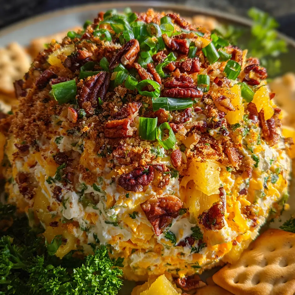 Pineapple Pecan Cheese Ball