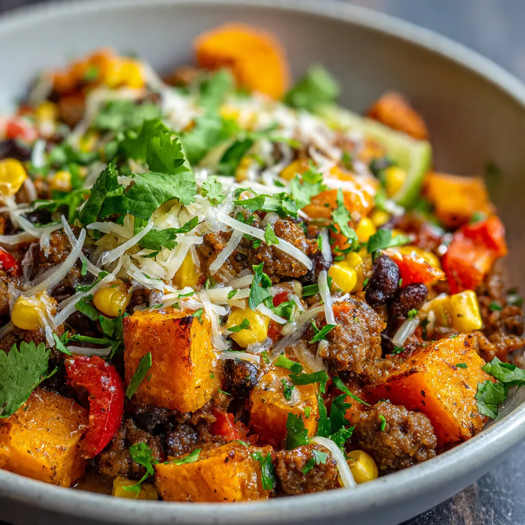 Sweet Potato Beef Casserole