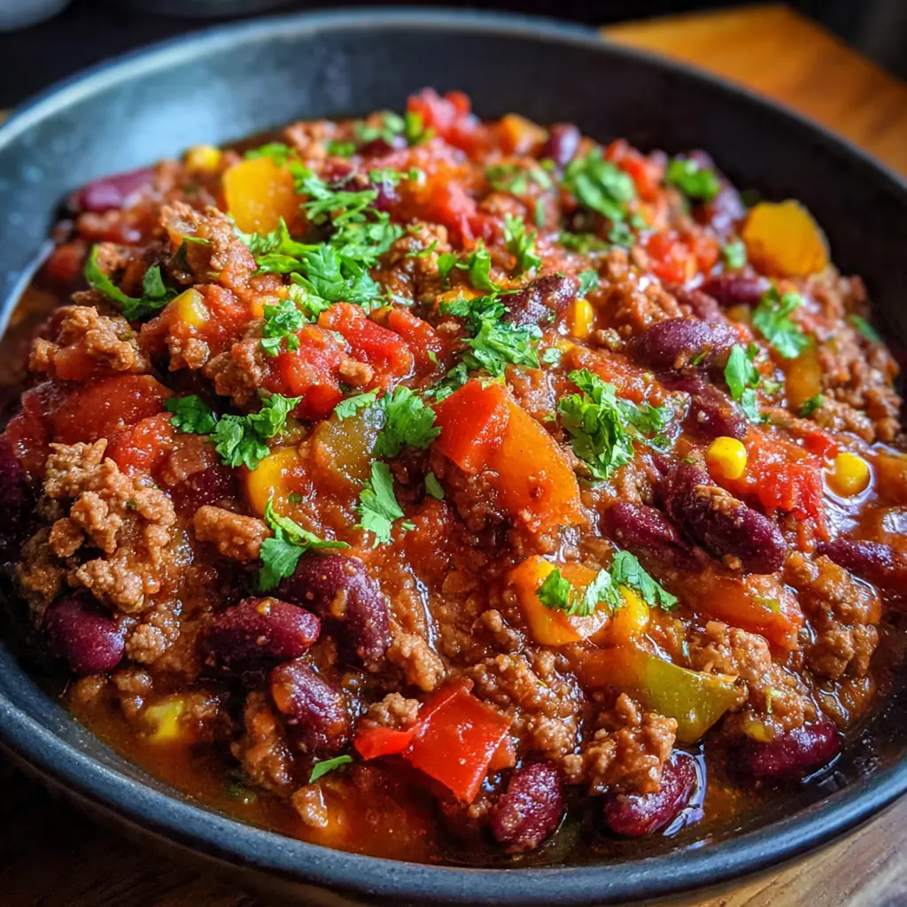 One Pot Homemade Chili