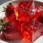 Homemade Sour Strawberry Gummies