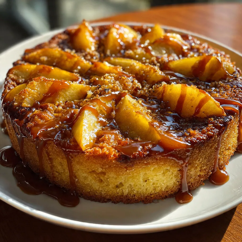 Swedish Apple Cake Caramel Topping
