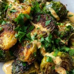 Crispy Brussels Sprouts Dijon Aioli