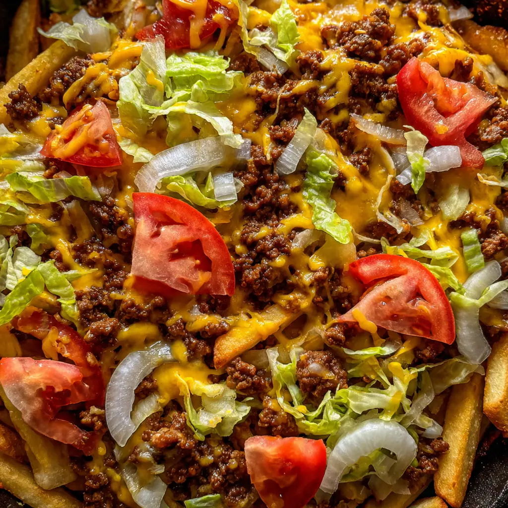 Cheeseburger French Fry Casserole