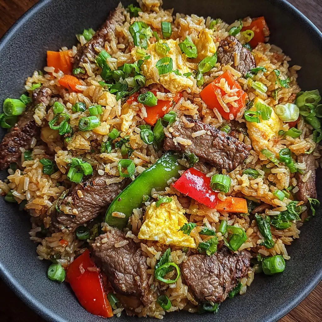 Beef Stir Fry Fried Rice