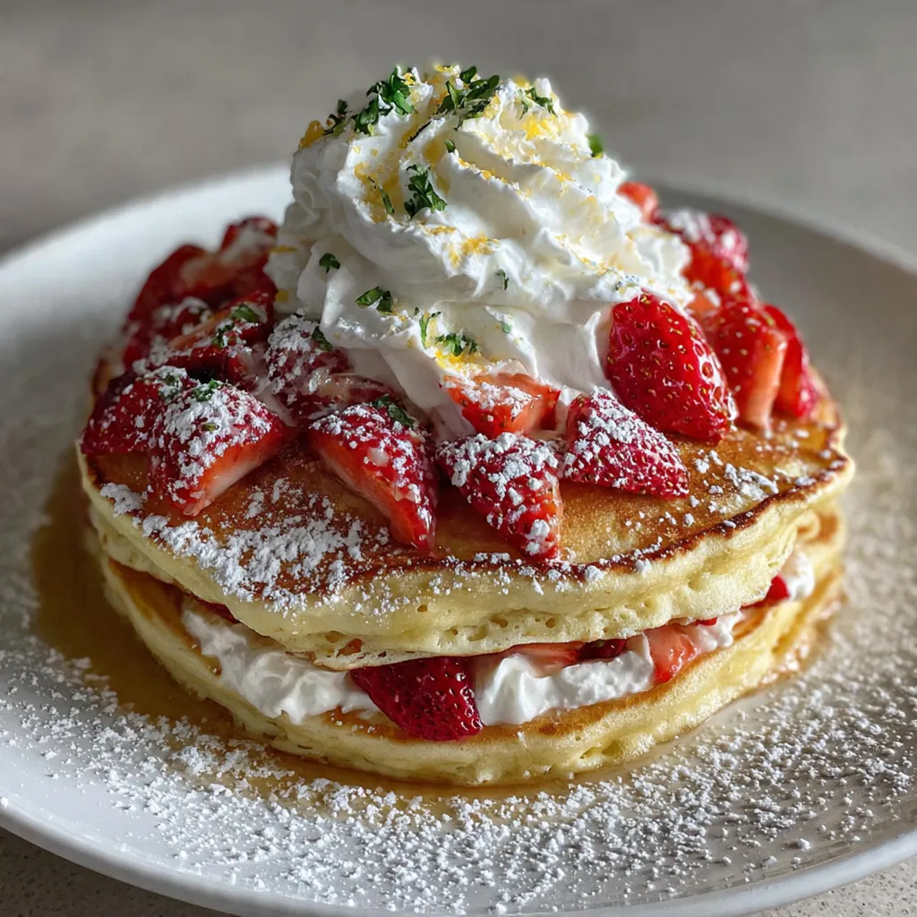 Strawberry Shortcake Pancakes